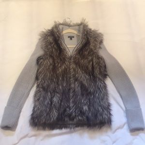 Express Faux Fur Coat